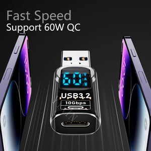 อะแดปเตอร์แปลง USB ตัวผู้เป็น iOS 8 พิน ตัวเมีย OTG อะแดปเตอร์แปลง USB เป็น Type C อะแดปเตอร์แปลง Type C เป็น USB A พร้อมจอแสดงผล LED 3.2 - Product Image 2