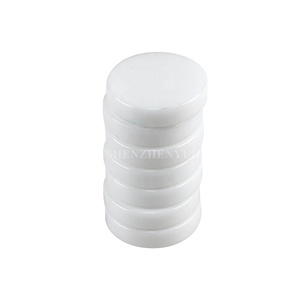 Pezzi personalizzati di Backgammon in plastica <span class=keywords><strong>bianca</strong></span> a <span class=keywords><strong>dama</strong></span> 30 pezzi 22.5mm di Backgammon rotondi - Product Image 4