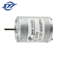 XYT R-370 DC 6V 12V 24V Motor gigi dengan kinerja stabil dibangun dengan Magnet permanen untuk robot mainan