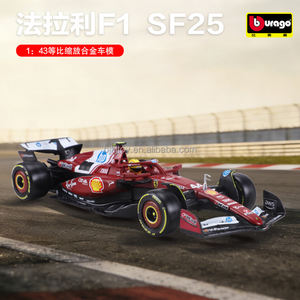Modellino <span class=keywords><strong>Auto</strong></span> in Scala 1:43 <span class=keywords><strong>Bburago</strong></span> 2025 F1 Ferrari SF25 Red Bull RB21 Mercedes-Benz W16e in Metallo Pressofuso con Casco per Decorazione - Product Image 5
