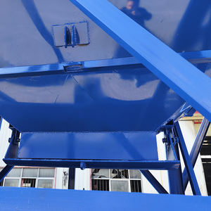 दो कुल होपर 60 एम 3/एच मिश्रण संयंत्र 7500 2 मीटर एचजे 60 तैयार इलेक्ट्रिक कंक्रीट बैचिंग संयंत्र - Product Image 4