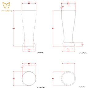 Vaso de Cerveza de Grado Comercial de 600 ml con Grabado Láser Nucleado, Vaso de Cerveza de Estilo Belga de 20 oz para Hefeweizens e Ipas - Product Image 6