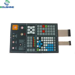 2025 емкостный мембранный переключатель управления проводящая Водонепроницаемая Панель Мембранный переключатель клавиатуры со светодиодом - Product Image 6