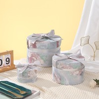 Coloré rond whisky vin verre cadeau Souvenirs boîte-cadeau pour mariage noël noeud papillon boîte d'emballage Shunstone usine
