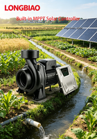 Pompe solaire synchrone à aimant permanent SCPM 1,5 kW+ haute efficacité, centrifuge, pour l'irrigation agricole, contrôlée par MPPT