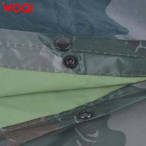 Poncho imperméable à capuche camouflage Woqi pour le camping, la chasse, la randonnée et les activités de plein air, taille adulte universelle - Product Image 2