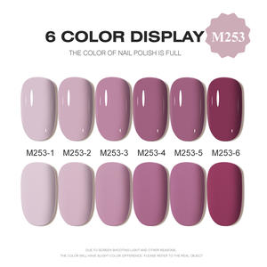 AILANUO Fournisseurs d'Ongles Hema Free 6 couleurs Uv Gel Set Vernis à Ongles Gel Esmaltesmalt De Unas En Gel Polish 15ml OEM Logo Personnalisé - Product Image 2
