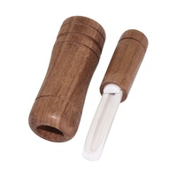 Chasse en plein air canard leurre appel sifflet outils de chasse réaliste canard en bois appel