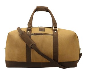 Stylish Classic Genuine Leather Duffle <b>Bag</b> Premium Travel Carry <b>Bag</b> for <b>Men</b> and Women Ideal for Overnight Trips and Business - Product Image 1