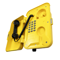 Proveedor de China Caja de llamadas de emergencia al aire libre Ip66 Metro Punto de ayuda Teléfono ferroviario Auricular resistente a la intemperie Teléfono resistente