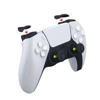 Coques de manettes analogiques en silicone, lot de 8 en 1, extensions de gâchettes L2 R2, coques de boutons pour manette PS 5 PS5