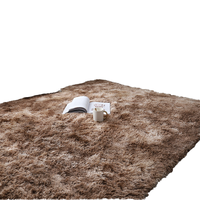Grand tapis luxueux en fourrure tressée pour la maison et la voiture, réversible, lavable, adapté aux animaux domestiques