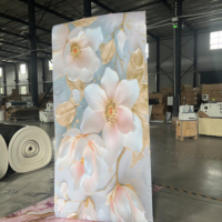 Autocollant mural géométrique en vinyle, autocollants muraux en PVC imperméables, panneaux muraux à coller et à décoller pour l'amélioration de la maison, vente en gros