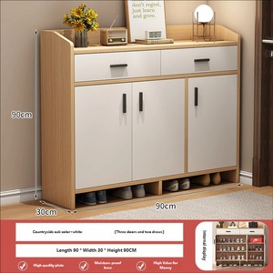 Meuble à <span class=keywords><strong>chaussures</strong></span> en bois moderne et minimaliste, <span class=keywords><strong>console</strong></span> compacte pour <span class=keywords><strong>entrée</strong></span>, idéal pour petits appartements, unité de <span class=keywords><strong>rangement</strong></span> intégrée pour balcon - Product Image 4