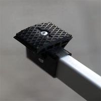Nouvelle échelle télescopique en aluminium de 3,8 m, 10 marches, pliable, pour extérieur, certifiée EN131, pour usage domestique et outillage