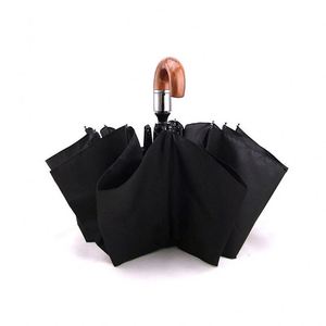 Classic Style Men Automatic 10 Ribs Strong <b>Windproof</b> Resistant 3 Folding <b>Umbrella</b> Rain Business Male Quality Parasol - Product Image 3