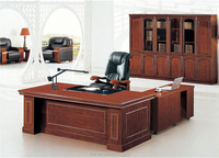Meubles de bureau de direction haut de gamme, bureau en bois unique et luxueux