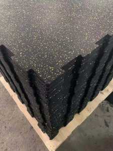 Sol de gymnastique en caoutchouc, absorbe les chocs, réduction du bruit, sol de gymnastique - Product Image 2