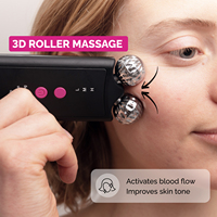 Appareil de lifting facial à micro-courant pour masseur facial portable avec télécommande sans fil