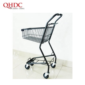 Handige Dubbellaagse Metalen Winkelwagen Ktv Mand <span class=keywords><strong>Trolley</strong></span> Eenvoudig Opvouwbaar Met Meerlaagse Kar Voor Probleemloos Winkelen - Product Image 5