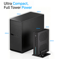 Mini PC pour les tâches de montage vidéo avec processeur Intel Core de 12e génération et carte graphique dédiée, mini ordinateur de jeu avec prise en charge de la mémoire DDR5