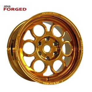 Jantes de voiture en aluminium forgé sur mesure, couleur or brillant, avec réduction - Product Image 2