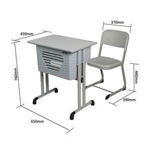 Conjunto de Escritorio y Silla Ergonómicos para Estudio con Altura y <span class=keywords><strong>Distancia</strong></span> Ajustables para un Aprendizaje Concentrado - Product Image 2