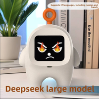 Jam Alarm Pintar untuk Anak dengan Kontrol Suara |   Desain Robot Lucu, Jam Digital Meja untuk Belajar & Kamar Tidur, Dapat Diisi Ulang via Wi-Fi USB