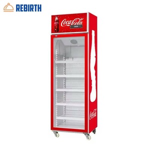 Réfrigérateur vertical à porte vitrée pour boissons de magasin de proximité, sans givre, refroidissement direct par ventilateur, refroidisseur de boissons, réfrigérateur à bière - Product Image 6