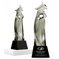 Trophée d'arts martiaux personnalisé en Liuli, gravé sur mesure, pour Wushu, Taekwondo, Judo, récompense de champion, plaque de tournoi mondial de Kung Fu