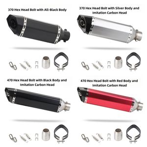 Tubo de Escape Hexagonal Pequeño de Cola Redonda, Apto para Ninja 400, Race 600, R3, Accesorio de Modificación de Silenciador - Product Image 5