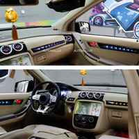 Kit d'éclairage LED pour l'amélioration de l'intérieur des Mercedes Classe R W251, contrôle par application smartphone, 64 couleurs, remplacement 1:1 du moule d'origine