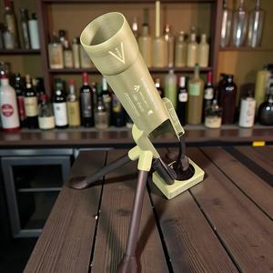 Ouvre-bouteille de <span class=keywords><strong>mortier</strong></span> de bouteille de bière Lanceur de bouchon tactique de style <span class=keywords><strong>mortier</strong></span> Ouvreur automatique Accessoire de bar professionnel et décor de bureau - Product Image 2