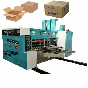 Voll automatische Bananen schachtel Wellpappe Flexodruck-Schlitz maschine/Wellpappen-Druckmaschine Wellpappe maschine