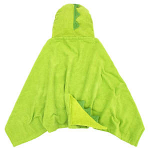 Serviette de bain à capuche pour enfants et bébés, motif animal amusant, douce, écologique, anti-éclaboussures, séchage rapide, coton tissé antimicrobien - Product Image 5