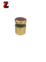 Support de panneau en verre réglable en acier inoxydable GD SC, usiné CNC, à un trou, résistant à la rouille, pour panneaux de 8 à 12 mm d'épaisseur, pour signalétique DIY