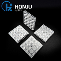 HONJU Factory Direct Lentilles LED à lentille optique 16H1 de 20 degrés, réflecteurs pour éclairage de stade extérieur, série de modules 5050MM en PC