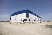 Entrepôt industriel préfabriqué en acier personnalisable, bâtiment métallique préfabriqué durable pour le stockage commercial