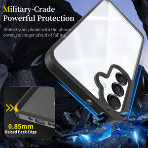 เคสโทรศัพท์มือถือแบบใสป้องกันเต็มรูปแบบ <span class=keywords><strong>Silver</strong></span> Shield วัสดุ PC TPU คริสตัลใส สำหรับ Samsung <span class=keywords><strong>Galaxy</strong></span> A16 A26 A17 - Product Image 3