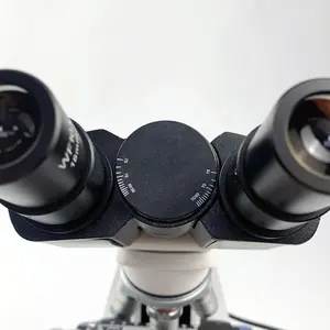 NK-60B Series WF10x/18mm Monocular Biological Microscope Double Layer Mechanical Stage Quadruple Nosepiece