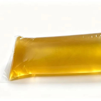 Bloc thermofusible jaune clair sensible à la pression, anti-déchirure, réutilisable, pour la fabrication de sacs de courses et l'emballage