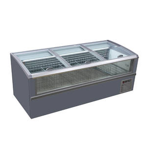 Congélateur de luxe de style européen et américain, autonome, à prix de gros, avec grande fenêtre, refroidissement direct et dégivrage automatique - Product Image 3