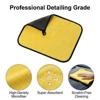 Serviette en microfibre corail haute densité pour la protection de la peinture, fabriquée par un fabricant OEM