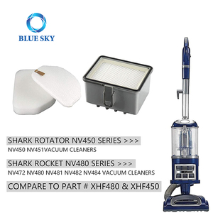 Filtri H11 Personalizzati per Aspirapolvere Rotator NV450 NV451 <span class=keywords><strong>Rocket</strong></span> NV472 NV480 NV481 NV482, Ricambio XHF480 XHF450 - Product Image 4