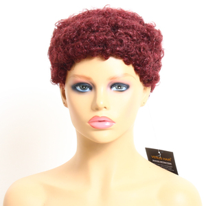 Perruque Bob brésilienne courte, 100% <span class=keywords><strong>cheveux</strong></span> humains, coupe Pixie, sans Lace Closure, pour femmes, bon marché, vintage, vente en gros - Product Image 5