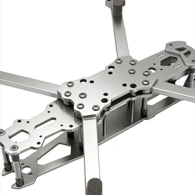 Drone Rack Frame Kit Customizable Arm Length FPV Freestyle Quadcopter Traverser Drone Frame Accessories