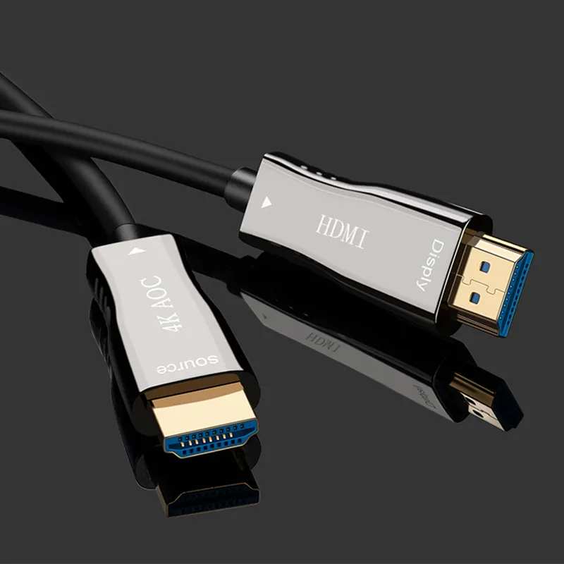 Unterstützung für Glasfaser-HDMI-Kabel 4K @ 60Hz YUV 4:4:4 für HDTV HDR ARC 1m 3m, 5m 10m 15m 20m 30m 40m 50m 100m AOC-Kabel