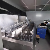 Petit équipement de peinture automatique pour boîtiers de capteurs industriels, ligne de pulvérisation personnalisée pour le processus de fabrication de dispositifs de capteurs