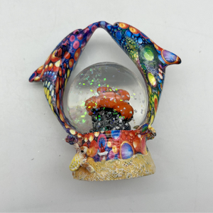High Quality Tourist Gifts Souvenirs Resin Crafts Ornament Water Globe Indoor Decorative Dolphin Figurine <b>Crystal</b> <b>Ball</b> - Product Image 2