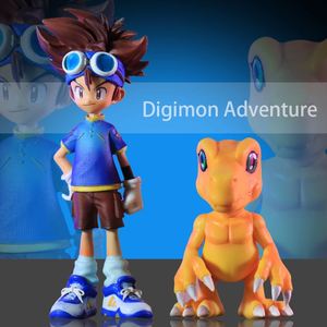 Figura de PVC de Taichi Yagami y <span class=keywords><strong>Agumon</strong></span>, Mercancía de Digimon Adventure, Modelo de Anime 2D, Juguete Decorativo - Product Image 6